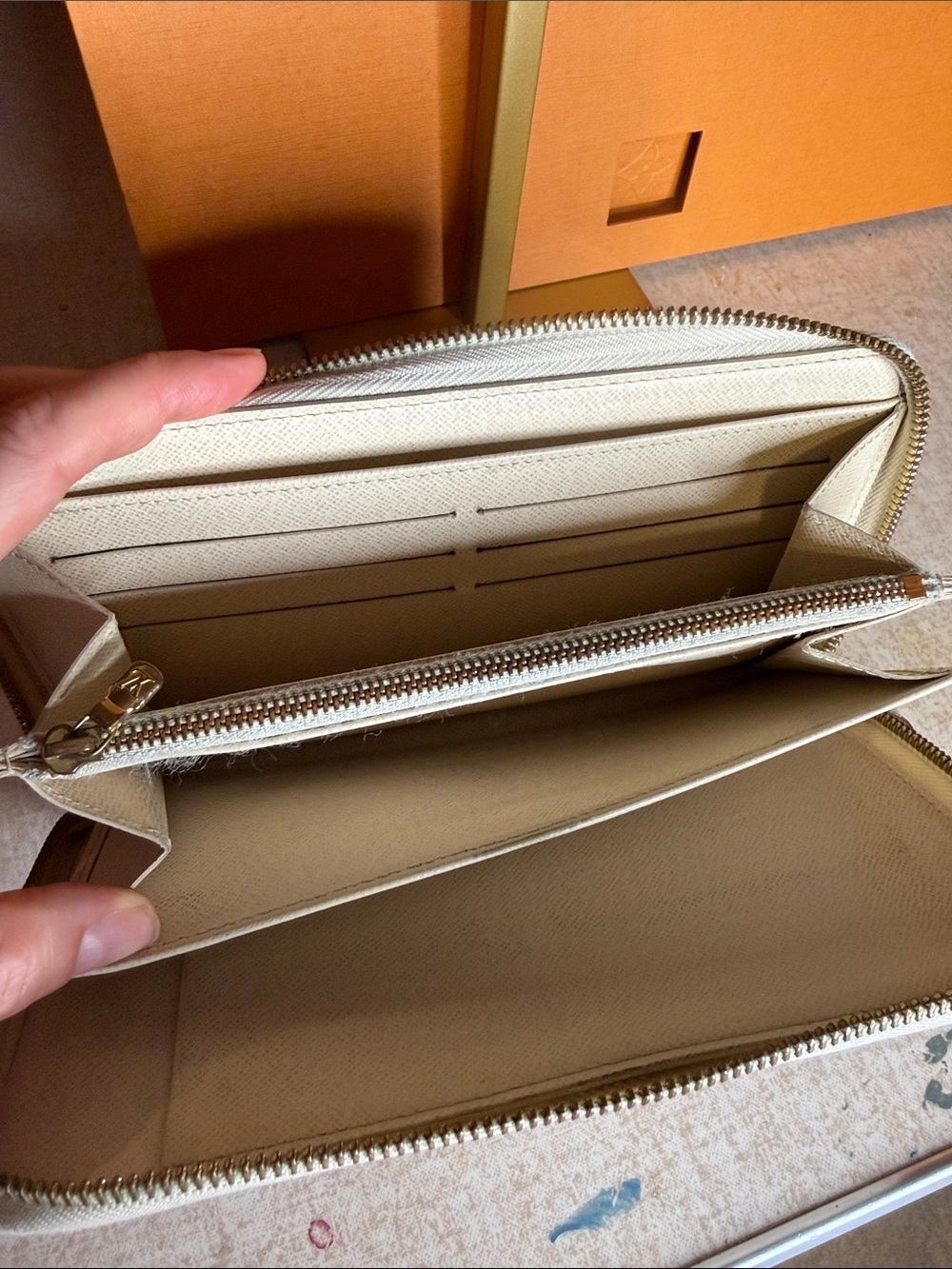 Louis Vuitton Damier Azur Zip Wallet Organizer - Picture 11 of 16